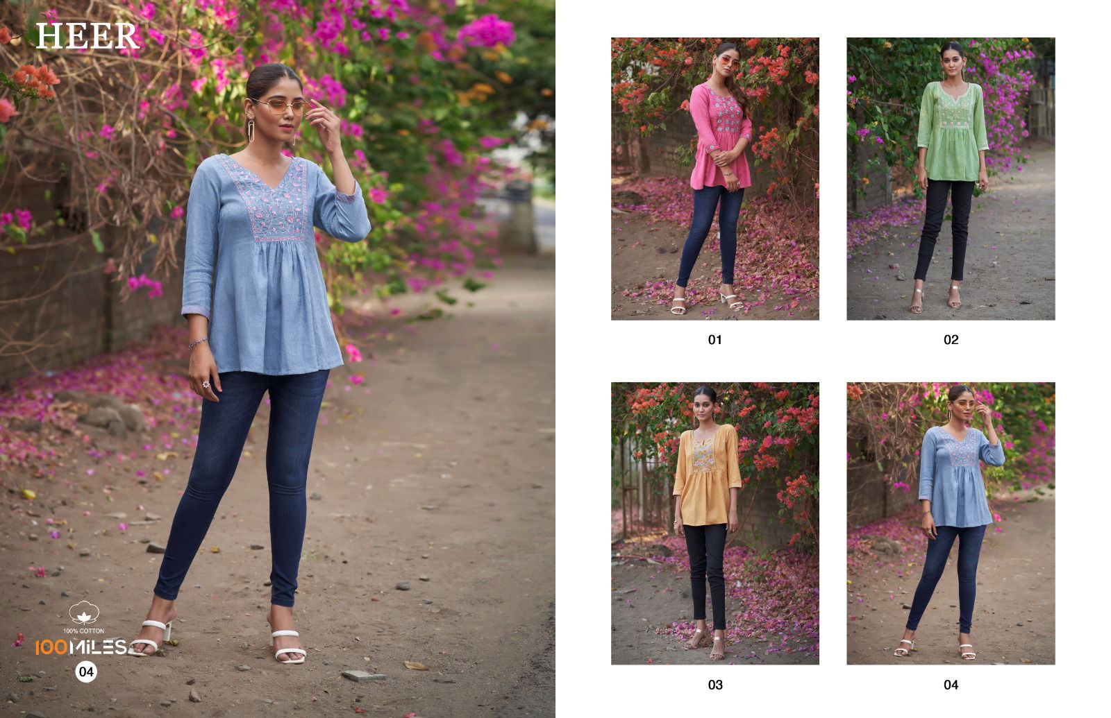 Heer By 100 Miles Ladies Top Catalog
